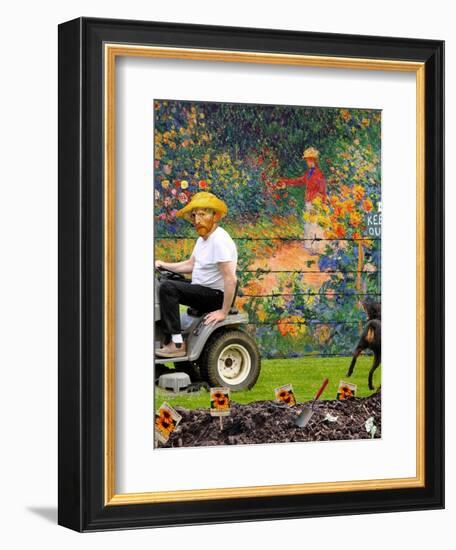 New Neighbor-Barry Kite-Framed Premium Giclee Print