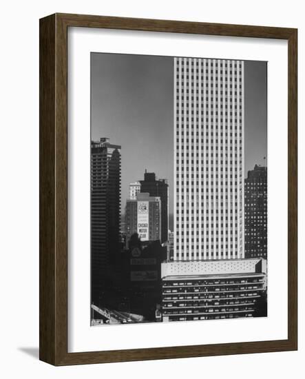 New Office Buildings in Chicago-Andreas Feininger-Framed Photographic Print