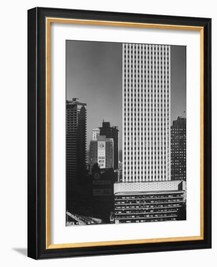 New Office Buildings in Chicago-Andreas Feininger-Framed Photographic Print