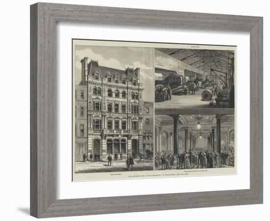 New Offices of the Daily Telegraph in Fleet-Street-Frank Watkins-Framed Giclee Print