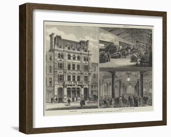 New Offices of the Daily Telegraph in Fleet-Street-Frank Watkins-Framed Giclee Print