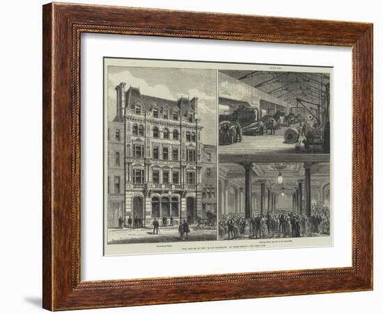 New Offices of the Daily Telegraph in Fleet-Street-Frank Watkins-Framed Giclee Print