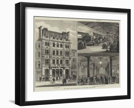 New Offices of the Daily Telegraph in Fleet-Street-Frank Watkins-Framed Giclee Print