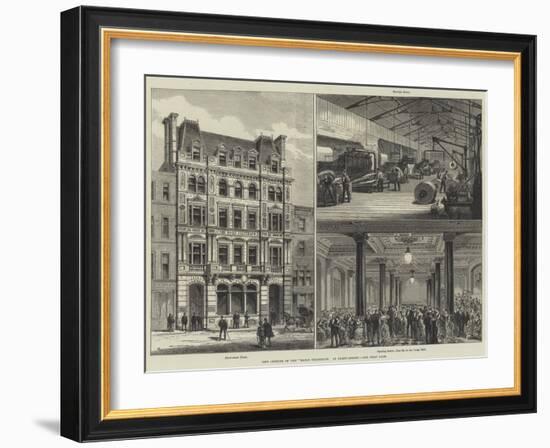 New Offices of the Daily Telegraph in Fleet-Street-Frank Watkins-Framed Giclee Print