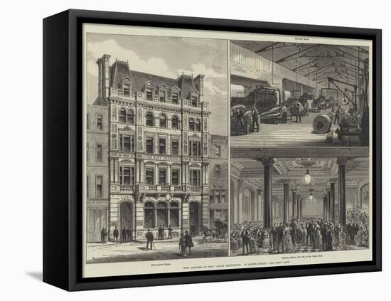 New Offices of the Daily Telegraph in Fleet-Street-Frank Watkins-Framed Premier Image Canvas