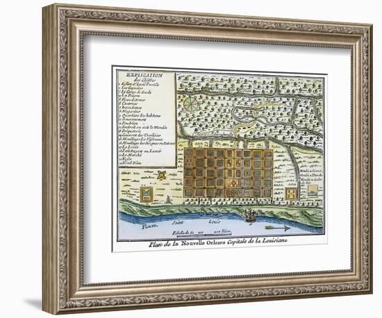 New Orleans, 1718-20-null-Framed Giclee Print