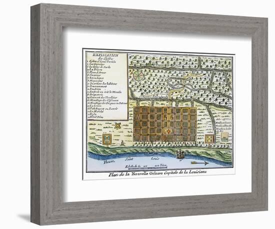 New Orleans, 1718-20-null-Framed Giclee Print