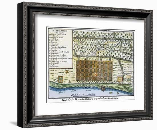 New Orleans, 1718-20-null-Framed Giclee Print