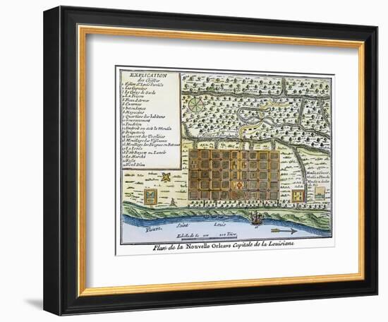 New Orleans, 1718-20-null-Framed Giclee Print