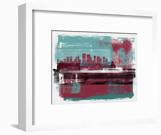 New Orleans Abstract Skyline I-Emma Moore-Framed Art Print