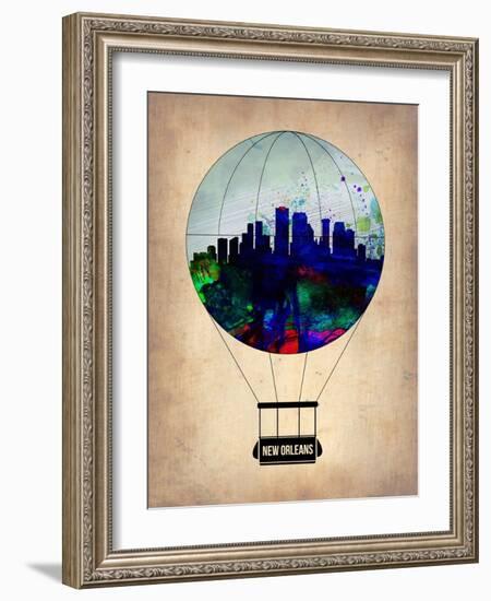 New Orleans Air Balloon-NaxArt-Framed Art Print