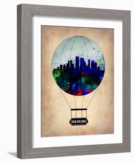 New Orleans Air Balloon-NaxArt-Framed Art Print