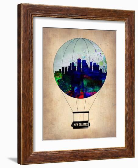 New Orleans Air Balloon-NaxArt-Framed Art Print