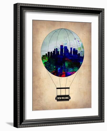 New Orleans Air Balloon-NaxArt-Framed Art Print