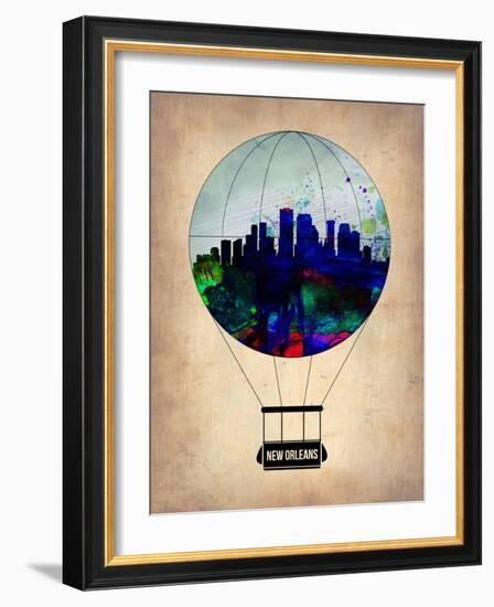 New Orleans Air Balloon-NaxArt-Framed Art Print