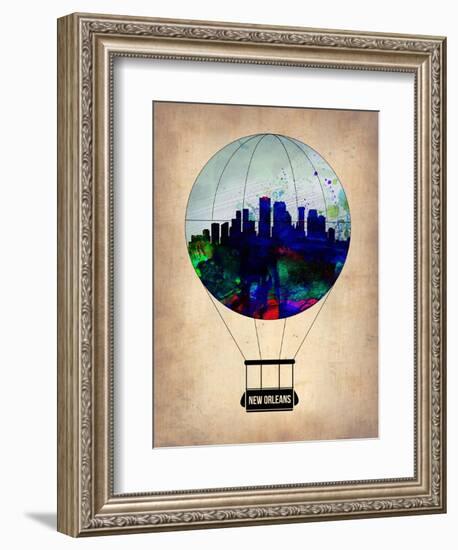 New Orleans Air Balloon-NaxArt-Framed Art Print