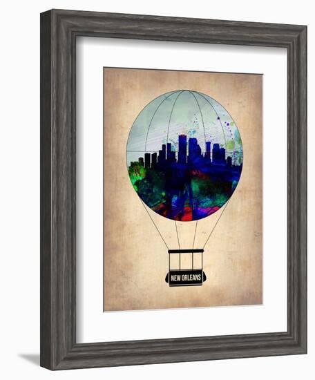 New Orleans Air Balloon-NaxArt-Framed Art Print