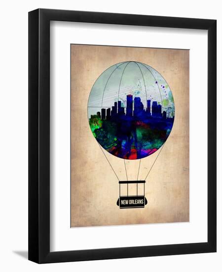 New Orleans Air Balloon-NaxArt-Framed Art Print