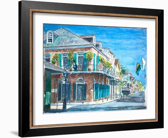 New Orleans, Bourbon St., 2008-Anthony Butera-Framed Giclee Print