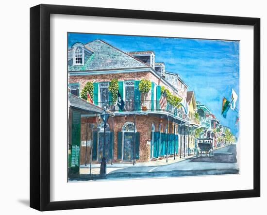 New Orleans, Bourbon St., 2008-Anthony Butera-Framed Giclee Print