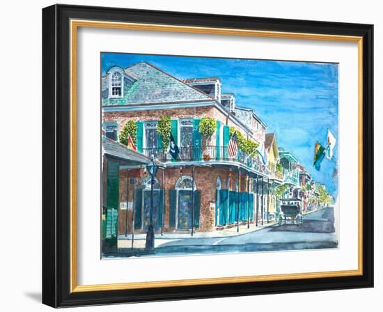 New Orleans, Bourbon St., 2008-Anthony Butera-Framed Giclee Print