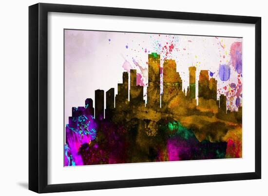New Orleans City Skyline-NaxArt-Framed Art Print