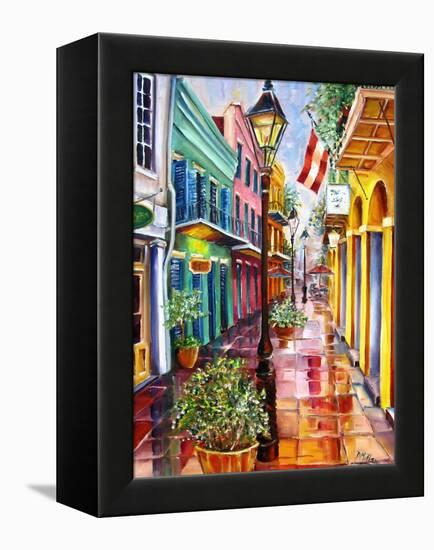 New Orleans Exchange Alley-Diane Millsap-Framed Stretched Canvas