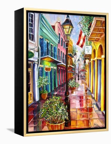 New Orleans Exchange Alley-Diane Millsap-Framed Stretched Canvas