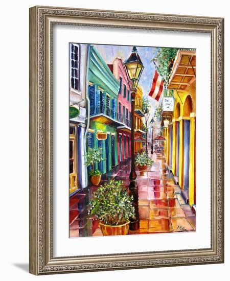 New Orleans Exchange Alley-Diane Millsap-Framed Premium Giclee Print