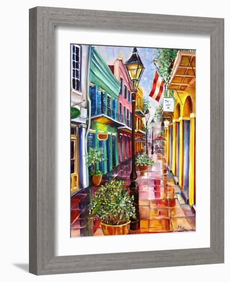New Orleans Exchange Alley-Diane Millsap-Framed Premium Giclee Print