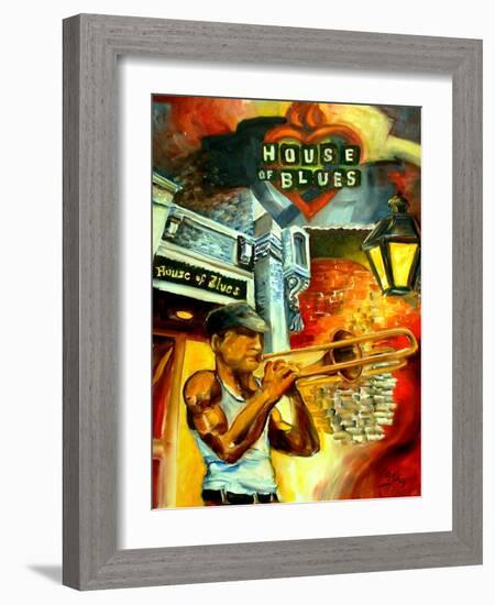 New Orleans House Of Blues-Diane Millsap-Framed Art Print