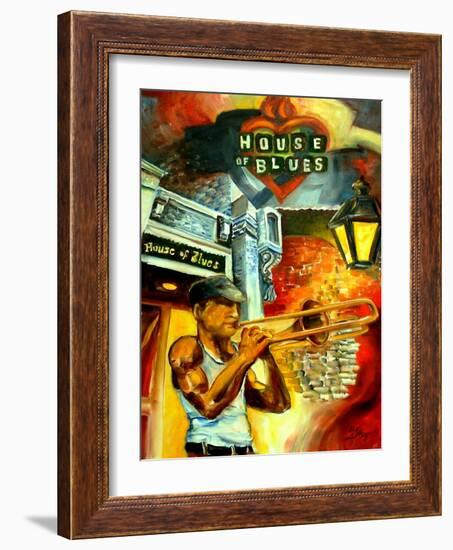 New Orleans House Of Blues-Diane Millsap-Framed Art Print