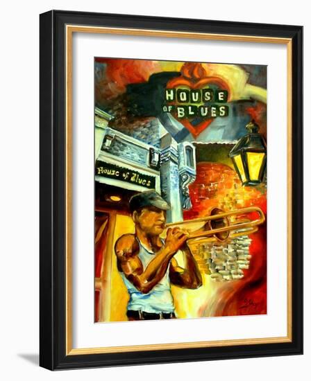 New Orleans House Of Blues-Diane Millsap-Framed Art Print