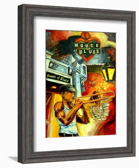 New Orleans House Of Blues-Diane Millsap-Framed Art Print