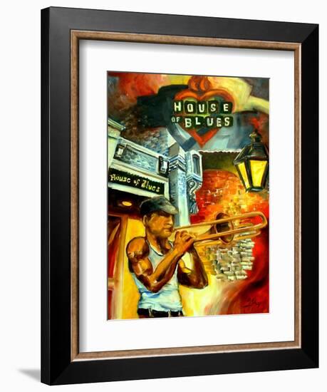 New Orleans House Of Blues-Diane Millsap-Framed Art Print