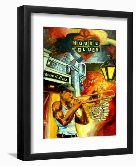 New Orleans House Of Blues-Diane Millsap-Framed Art Print