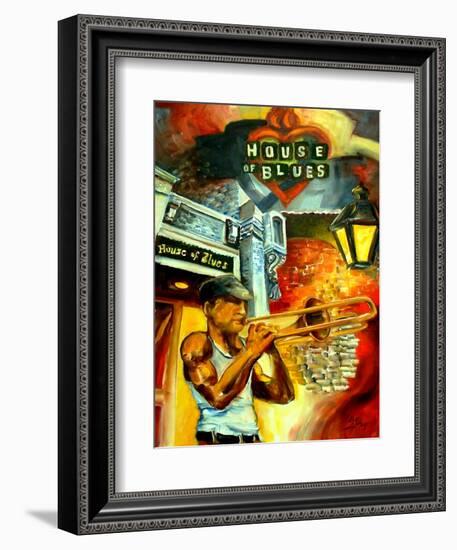 New Orleans House Of Blues-Diane Millsap-Framed Art Print