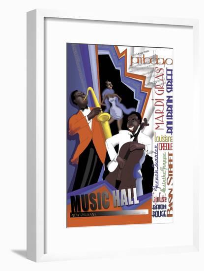 New Orleans Jazz Band-FS Studio-Framed Giclee Print