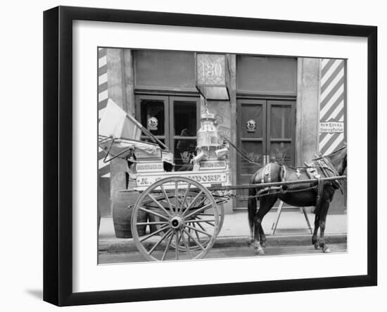 New Orleans, La., a Typical Milk Cart-null-Framed Photo