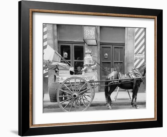 New Orleans, La., a Typical Milk Cart-null-Framed Photo