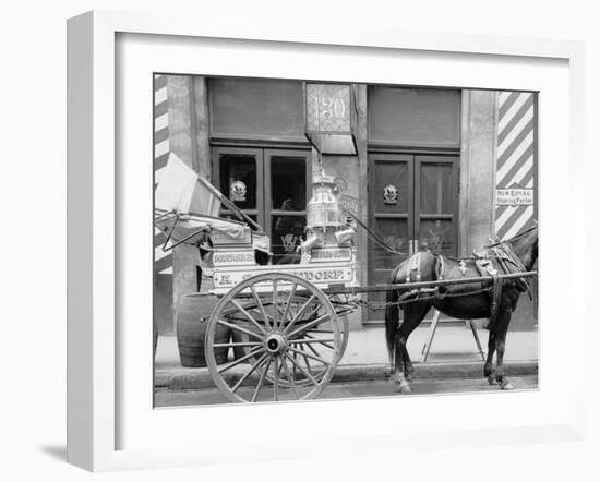 New Orleans, La., a Typical Milk Cart-null-Framed Photo