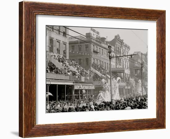 New Orleans, La., Mardi Gras Day, Thered Pageant-null-Framed Photo