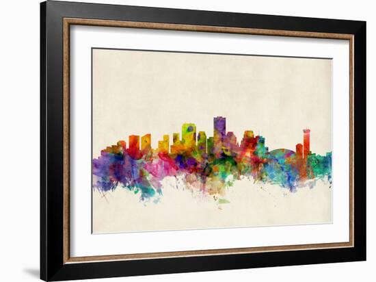 New Orleans Louisiana Skyline-Michael Tompsett-Framed Art Print