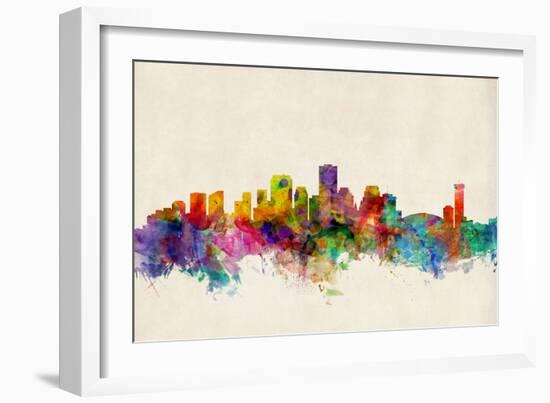 New Orleans Louisiana Skyline-Michael Tompsett-Framed Art Print