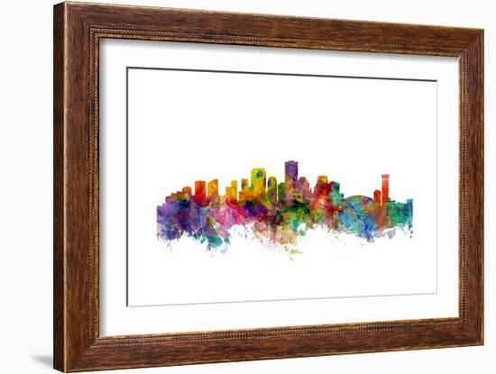 New Orleans Louisiana Skyline-Michael Tompsett-Framed Art Print