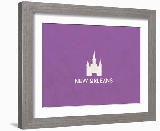 New Orleans Minimalism-null-Framed Art Print