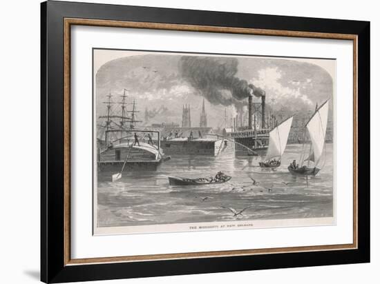 New Orleans, Mississippi-P. Measom Jnr-Framed Art Print