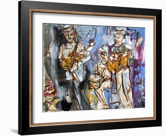 New Orleans Musicians I-Erin McGee Ferrell-Framed Art Print