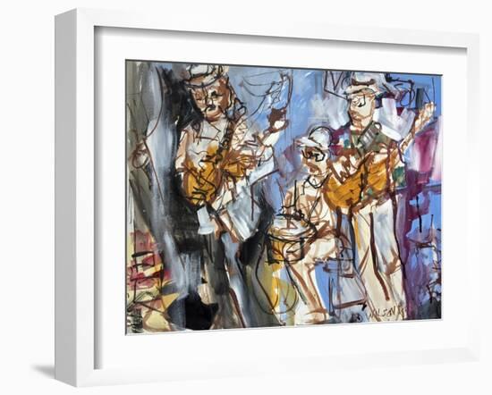 New Orleans Musicians I-Erin McGee Ferrell-Framed Art Print