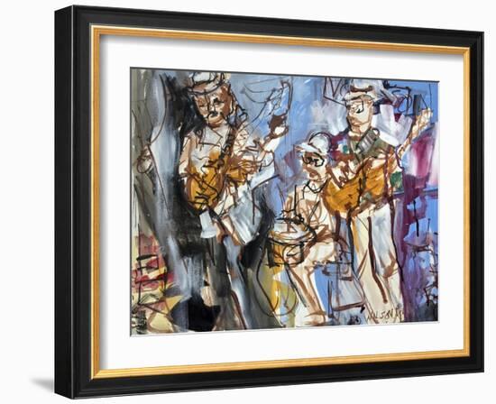 New Orleans Musicians I-Erin McGee Ferrell-Framed Art Print